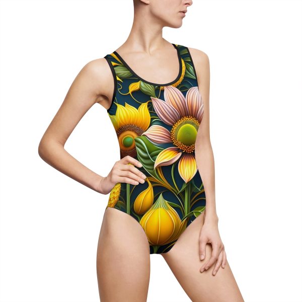 "The Tuscan Sunflower One-Piece" - Under the Tuscan Sun Swimsuit