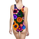 🌿🌺 "The Green Thumb one piece Swimsuit" - Bloom on the Beach! 🌺🌿