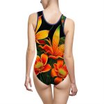 🌺💦 Blossoming Beauty One-Piece Swimsuit" - Where Elegance Meets Blooms 💦🌺