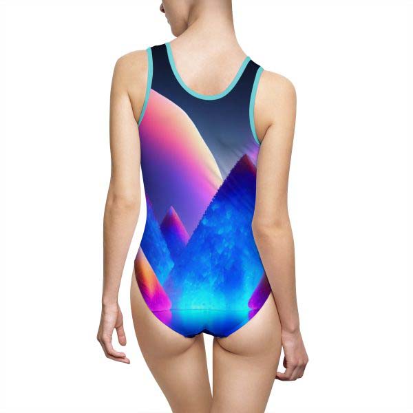 🌌🤓 "The Quantum Quirk 1 piece swimsuit" - Unraveling the Mysteries of Summer! 🤓🌌