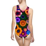 🌿🌺 "The Green Thumb one piece Swimsuit" - Bloom on the Beach! 🌺🌿