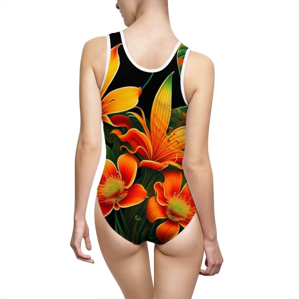 🌺💦 Blossoming Beauty One-Piece Swimsuit" - Where Elegance Meets Blooms 💦🌺