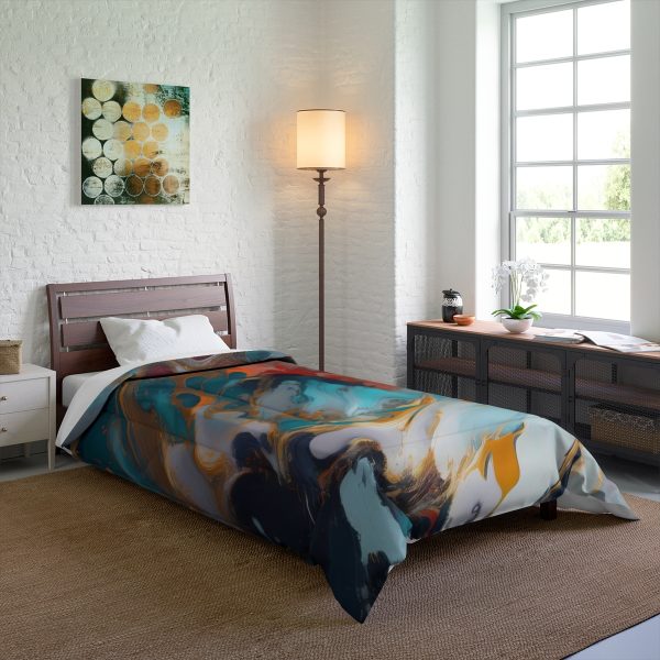 Street Art Symphony 🌃 Large Comfy Comforter 🎨