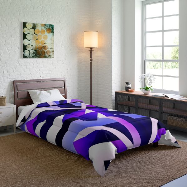 Bauhaus Bliss 🎨 Large Comfy Comforter 🔶