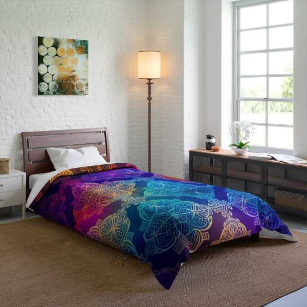 Retro Radiance - Large Comfy Comforter🕺💃 Step into the Vibrant, Nostalgic Symphony