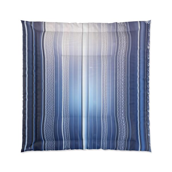 🌃 Lyrical Lines - Large Comfy Comforter 🎶 Drift into Dreams with the Symphony of the City!