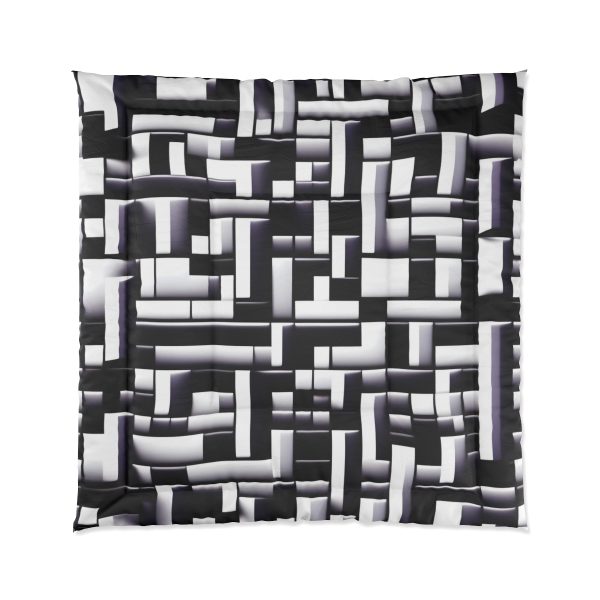 Geometry Glitz 🎨 Large Comfy Comforter 🛌