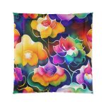 Blossom Bliss 🌸 Large Comfy Comforter 🛏️ Sleep in a Symphony of Blooms