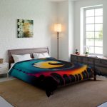 🔶 Bauhaus Bliss - Large Comfy Comforter 🎨 Geometry Embraces Glamour