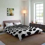 Monochrome Magic 🏁 Large Comfy Comforter 🎱 Where Shadows Dance with Light