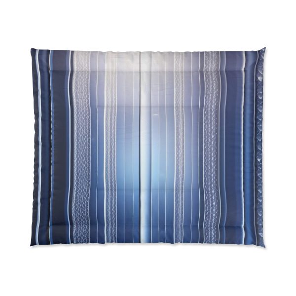 🌃 Lyrical Lines - Large Comfy Comforter 🎶 Drift into Dreams with the Symphony of the City!