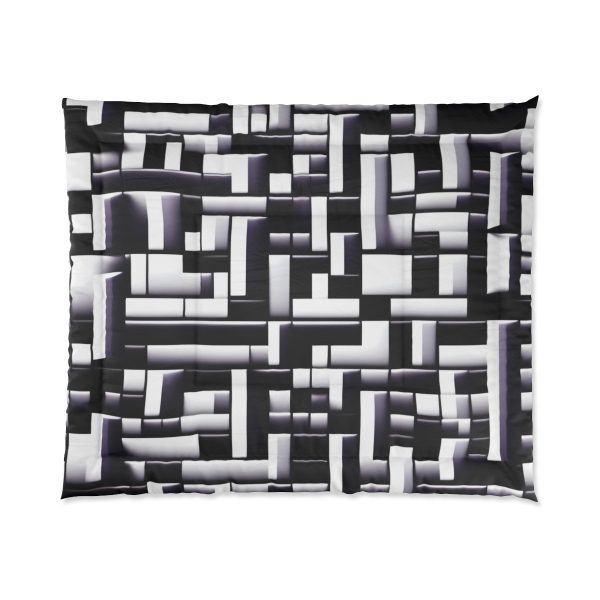 Geometry Glitz 🎨 Large Comfy Comforter 🛌