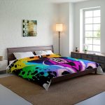 Graffiti Groove 🌃 Large Comfy Comforter 🎨 Wrap Yourself in the Cozy Canvas