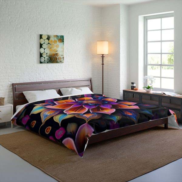 Urban Botanical 🏢 Large Comfy Comforter 🌆 Jungle Trendz