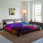 Retro Radiance - Large Comfy Comforter🕺💃 Step into the Vibrant, Nostalgic Symphony