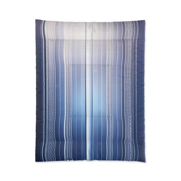 🌃 Lyrical Lines - Large Comfy Comforter 🎶 Drift into Dreams with the Symphony of the City!