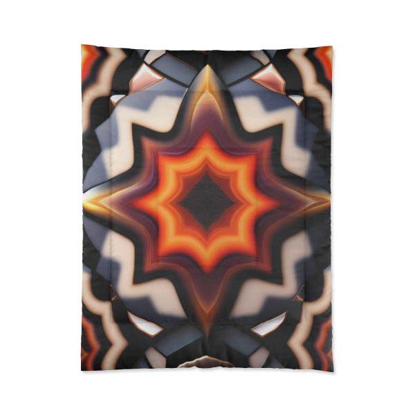 Metro Matrix 🌃 Large Comfy Comforter