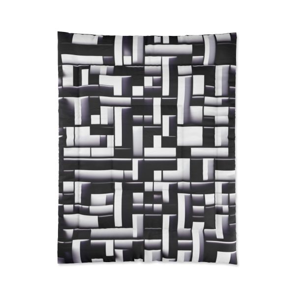 Geometry Glitz 🎨 Large Comfy Comforter 🛌