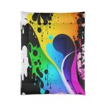 Graffiti Groove 🌃 Large Comfy Comforter 🎨 Wrap Yourself in the Cozy Canvas
