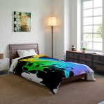 Graffiti Groove 🌃 Large Comfy Comforter 🎨 Wrap Yourself in the Cozy Canvas