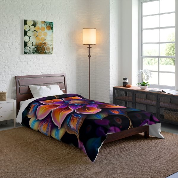 Urban Botanical 🏢 Large Comfy Comforter 🌆 Jungle Trendz