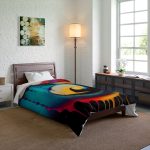 🔶 Bauhaus Bliss - Large Comfy Comforter 🎨 Geometry Embraces Glamour