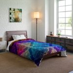 Retro Radiance - Large Comfy Comforter🕺💃 Step into the Vibrant, Nostalgic Symphony