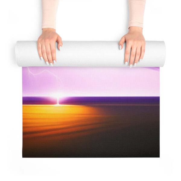 SoulSprout™ Moonlit Lotus 🧘‍♀️ Foam Yoga Mat 🌺