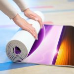 SoulSprout™ Moonlit Lotus 🧘‍♀️ Foam Yoga Mat 🌺