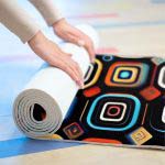MandalaMystic™ Elemental Echoes 🌎 Foam Yoga Mat 🔥