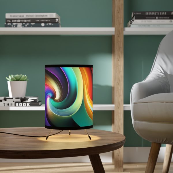 Dorm Room Delights Lamp - Infuse Your Space with Colorful Swirls of Fun