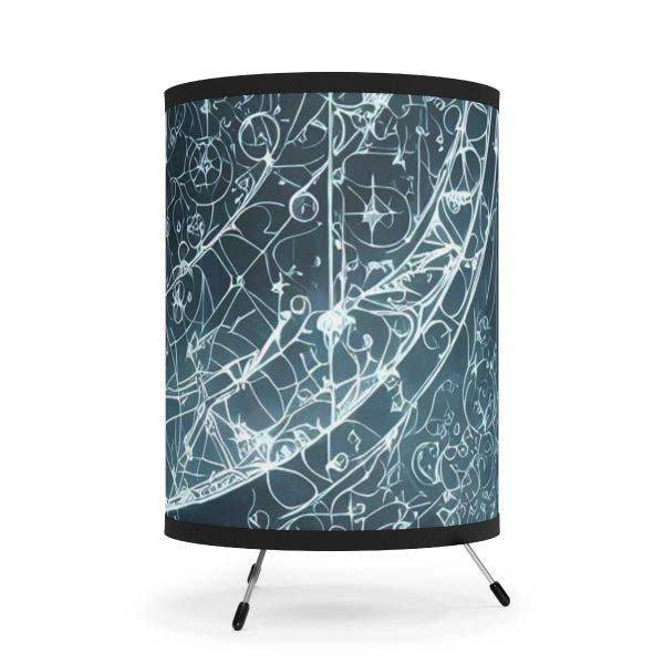 WeLoveLamp⢠Da Vinci's Illuminator Tripod Lamp đŞ Enlighten Your Space with Genius!