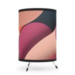 WeLoveLamp™ Retro Vibes Half-Tone Tripod Lamp: Illuminate Your Space with Nostalgic Elegance!