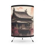 WeLoveLamp™ Serenity Oasis Tripod Lamp: Embrace Tranquility with Artistic Elegance!