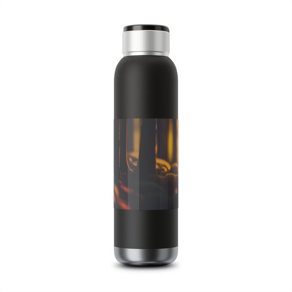 GrooveQuench™ Rhythm Vessel 🎵 Water Bottle Bluetooth Speaker Combo 💧 One Small Sip for Man, One Giant Leap for Music Lovers!