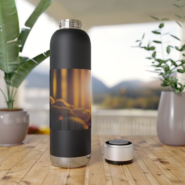 GrooveQuench™ Rhythm Vessel 🎵 Water Bottle Bluetooth Speaker Combo 💧 One Small Sip for Man, One Giant Leap for Music Lovers!