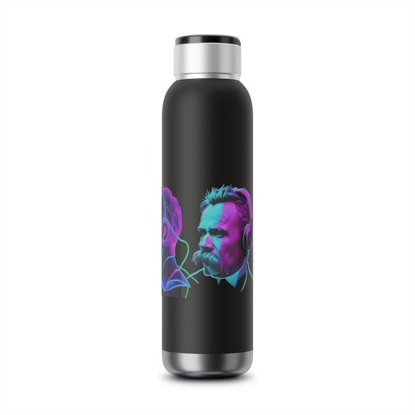 Nietzsche Beats™ Philosophical Flask - Water Bottle Speaker Combo" 🎧💦