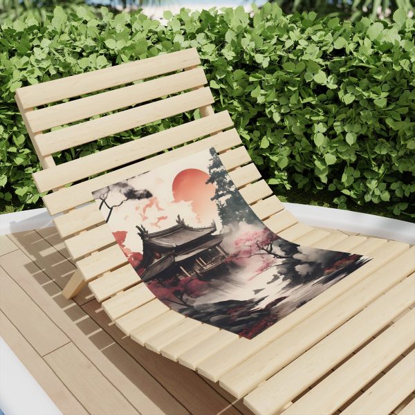 Bask in the Serene Splendor of the Sakura Zen Poolside Towel
