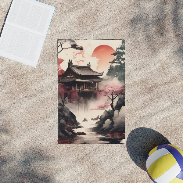 Bask in the Serene Splendor of the Sakura Zen Poolside Towel
