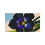 Black Orchid Bathroom Towel - An Escape for Your Senses!