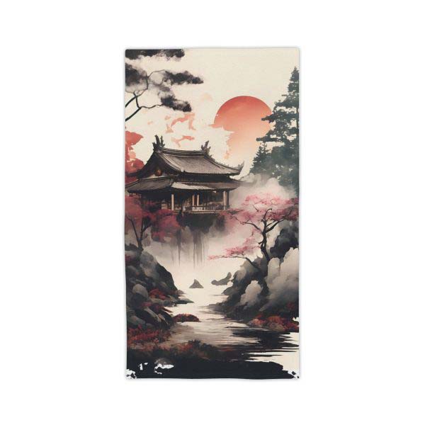 Bask in the Serene Splendor of the Sakura Zen Poolside Towel