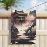 Bask in the Serene Splendor of the Sakura Zen Poolside Towel