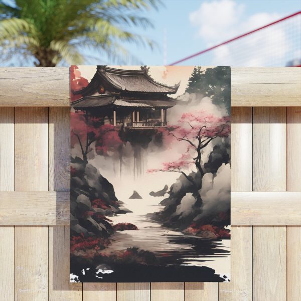 Bask in the Serene Splendor of the Sakura Zen Poolside Towel