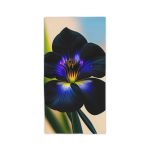 Black Orchid Bathroom Towel - An Escape for Your Senses!