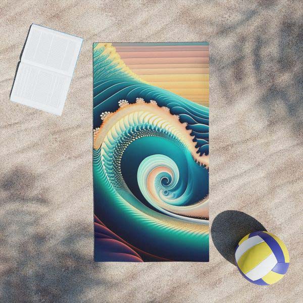 Family Fun Beach Towel - Dive into Laughter and Memorable Vacations!
