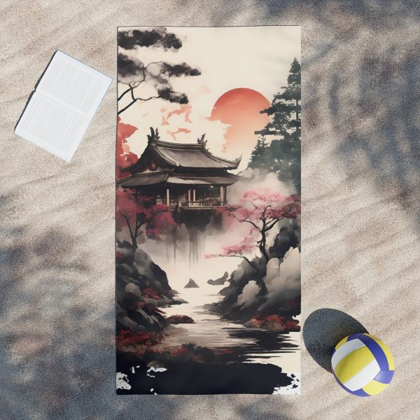 Bask in the Serene Splendor of the Sakura Zen Poolside Towel