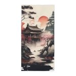 Bask in the Serene Splendor of the Sakura Zen Poolside Towel