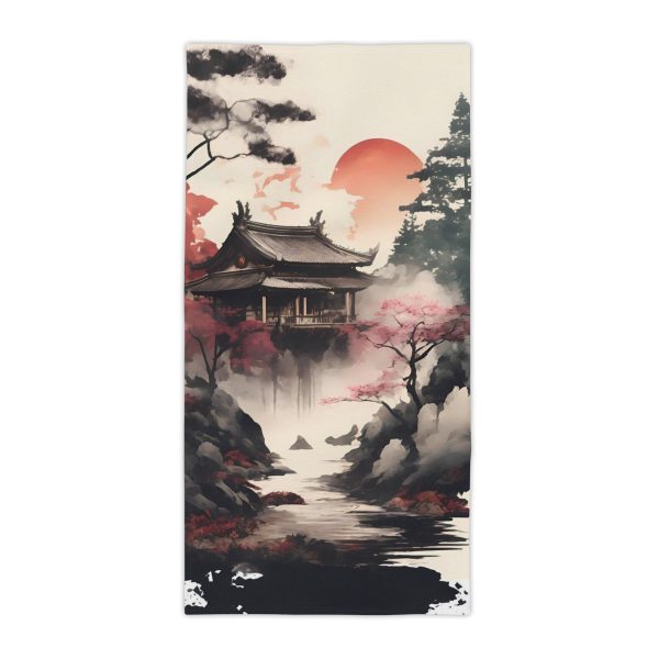 Bask in the Serene Splendor of the Sakura Zen Poolside Towel