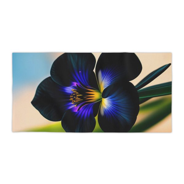 Black Orchid Bathroom Towel - An Escape for Your Senses!
