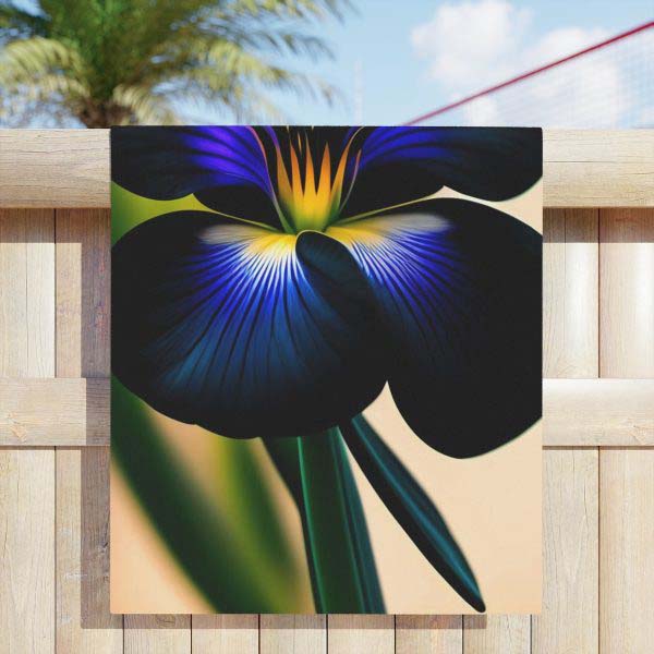 Black Orchid Bathroom Towel - An Escape for Your Senses!